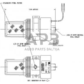 Elektrinė kuro pompa 24V Facet EOP40237