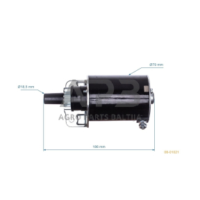 Elektrinis starteris Briggs & Stratton, krumpliaratis su 15 dantų, nuo 12,5AG iki 18AG 691564, 693469, 808106