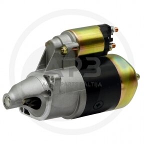 Elektrinis starteris Kubota 1523163015, 1523163010, 1527163010, B 1550, B 1750, B 4200, F 2000, F 2100, GT 750, GT 950, G 1700, G 1800, G 1900, GL 4500, GL 5500, KC 120, KC 121