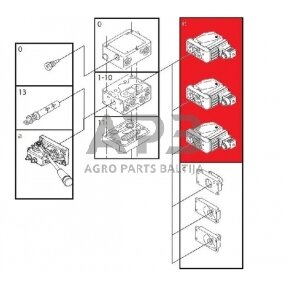 Elektrohidraulinis valdiklis PVEH 11-32 V DEU 1x4, PVG3211166732