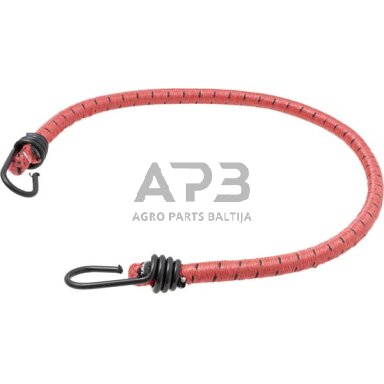 Elastinė tvirtinimo virvė su kabliukais Ø12mm – 800mm BC10120800KR 10vnt. Elastinė tvirtinimo virvė su kabliukais Ø12mm – 800mm BC10120800KR 10vnt.