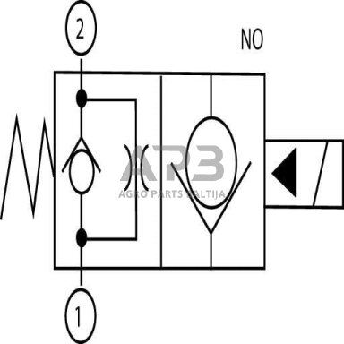 Elektrinis hidraulinis vožtuvas 2/2 SVP08NO 24VDC A06, SVP08NO002