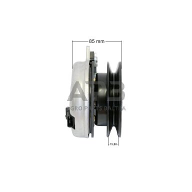 Elektromagnetinė sankaba Stiga 1136004801. Aukštis 90,00 mm, skriemulys 135,00 mm 118399062/0, 1183990620, 18399060/0, 183990600, 80186-VK1-003, 80186VK1003, 1136-0048-01, 1136004801, 5217-20, 5217-38