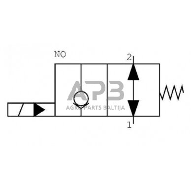Elektrinis hidraulinis vožtuvas 2/2 SVP10NOR 12VDC, SVP10NOR003 4