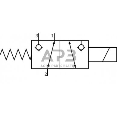 Elektrinis hidraulinis vožtuvas EL 10-C 06 3/8, EL910C001 3/2 4
