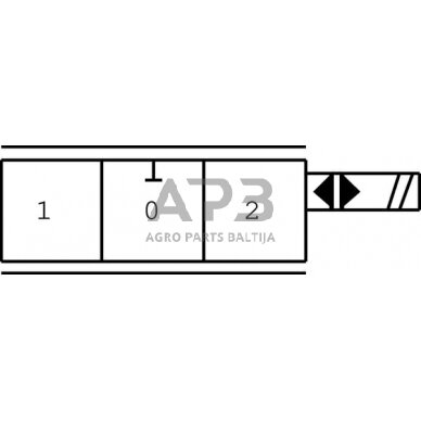 Elektrohidraulinis valdiklis PVEO on/off 12V AMP 1x4, PVG3211166866 3