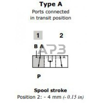 Elektrinis hidraulinis vožtuvas 3/2 12v DC 3A G 06 1, DFE0523001 3 Elektrinis hidraulinis vožtuvas 3/2 12v DC 3A G 06 1, DFE0523001 3