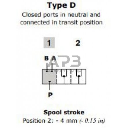 Elektrinis hidraulinis vožtuvas 12 VDC/3D18ES, DFE0523003 1 Elektrinis hidraulinis vožtuvas 12 VDC/3D18ES, DFE0523003 1
