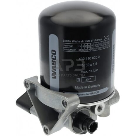 Elektra valdomas oro sausintuvas Wabco 4324250100 Elektra valdomas oro sausintuvas Wabco 4324250100