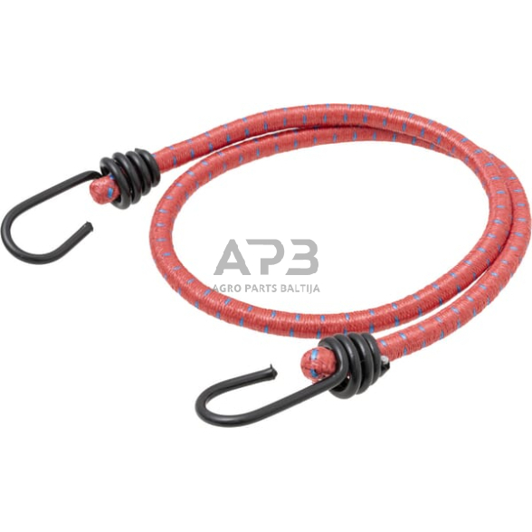 Elastinė tvirtinimo virvė su kabliukais Ø10mm – 1000mm BC10101000KR 10vnt. Elastinė tvirtinimo virvė su kabliukais Ø10mm – 1000mm BC10101000KR 10vnt.