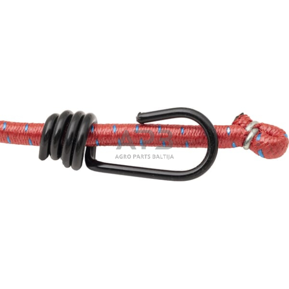 Elastinė tvirtinimo virvė su kabliukais Ø10mm – 600mm BC10100600KR 10vnt. 2 Elastinė tvirtinimo virvė su kabliukais Ø10mm – 600mm BC10100600KR 10vnt. 2