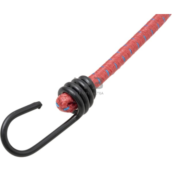 Elastinė tvirtinimo virvė su kabliukais Ø10mm – 800mm BC10100800KR 10vnt. 1 Elastinė tvirtinimo virvė su kabliukais Ø10mm – 800mm BC10100800KR 10vnt. 1