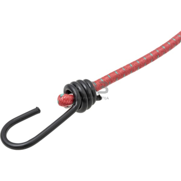 Elastinė tvirtinimo virvė su kabliukais Ø8mm – 400mm BC10080400KR 10vnt. 1 Elastinė tvirtinimo virvė su kabliukais Ø8mm – 400mm BC10080400KR 10vnt. 1