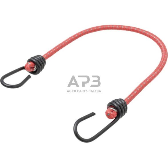 Elastinė tvirtinimo virvė su kabliukais Ø8mm – 500mm BC10080500KR 10vnt. Elastinė tvirtinimo virvė su kabliukais Ø8mm – 500mm BC10080500KR 10vnt.