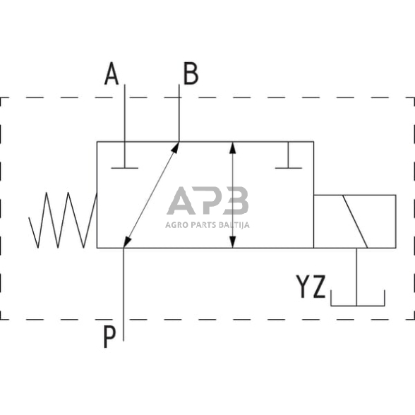 Elektrinis hidraulinis vožtuvas 3/2-3/4-12 VDC, 3212AK10143 4 Elektrinis hidraulinis vožtuvas 3/2-3/4-12 VDC, 3212AK10143 4