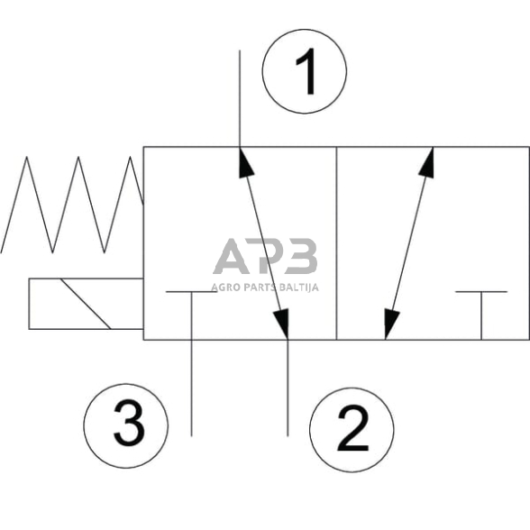 Elektrinis hidraulinis vožtuvas 3/2 SV 082302 24VDC A04, SV082302002 3