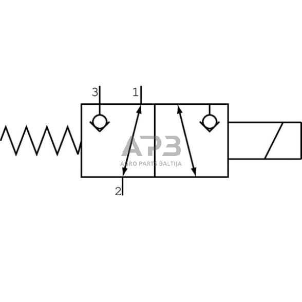 Elektrinis hidraulinis vožtuvas EL 10-C 06 3/8, EL910C001 3/2 4 Elektrinis hidraulinis vožtuvas EL 10-C 06 3/8, EL910C001 3/2 4