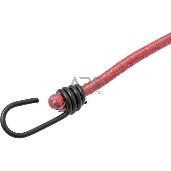 Elastinė tvirtinimo virvė su kabliukais Ø10mm – 1000mm BC10101000KR 10vnt. 1 Elastinė tvirtinimo virvė su kabliukais Ø10mm – 1000mm BC10101000KR 10vnt. 1