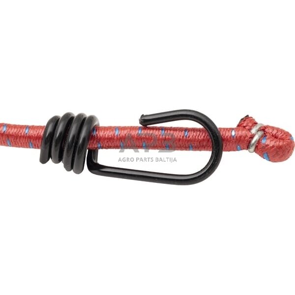 Elastinė tvirtinimo virvė su kabliukais Ø10mm – 600mm BC10100600KR 10vnt. 2 Elastinė tvirtinimo virvė su kabliukais Ø10mm – 600mm BC10100600KR 10vnt. 2