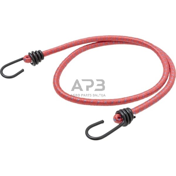 Elastinė tvirtinimo virvė su kabliukais Ø8mm – 800mm BC10080800KR 10vnt. Elastinė tvirtinimo virvė su kabliukais Ø8mm – 800mm BC10080800KR 10vnt.