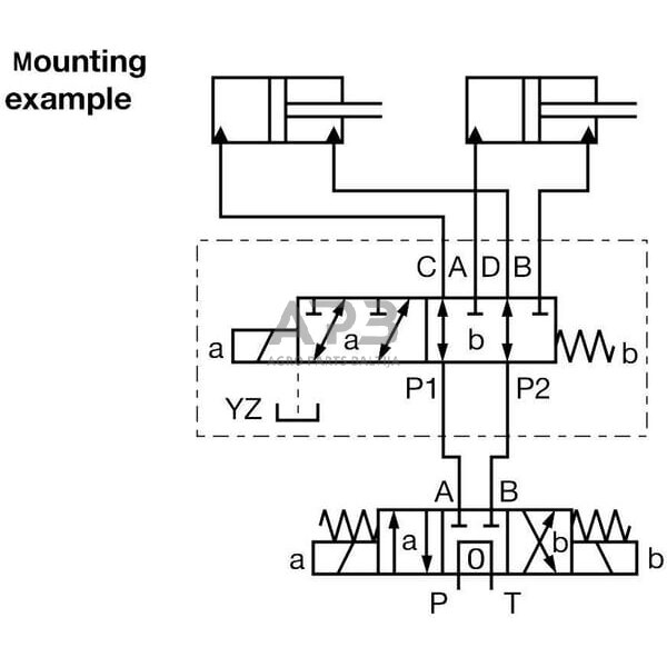 Elektrinis eigos vožtuvas 6/2-1/2 24VDC, 6KVH1012H 1 Elektrinis eigos vožtuvas 6/2-1/2 24VDC, 6KVH1012H 1