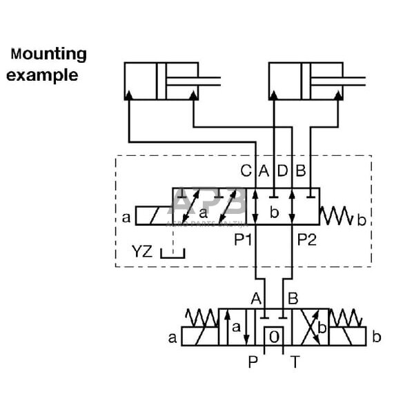 Elektrinis eigos vožtuvas 6/2-1/2 24VDC, 6KVH1012H 2 Elektrinis eigos vožtuvas 6/2-1/2 24VDC, 6KVH1012H 2