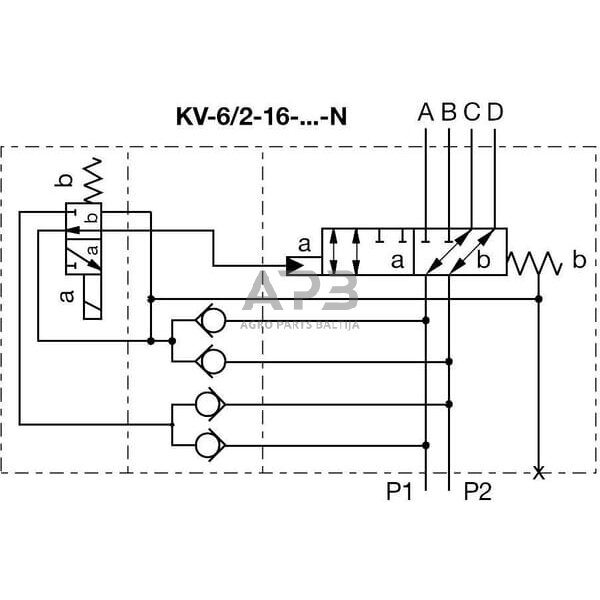 Elektrinis eigos vožtuvas 6KVH1624 1 Elektrinis eigos vožtuvas 6KVH1624 1