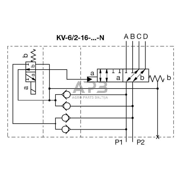 Elektrinis eigos vožtuvas 6KVH1624 2