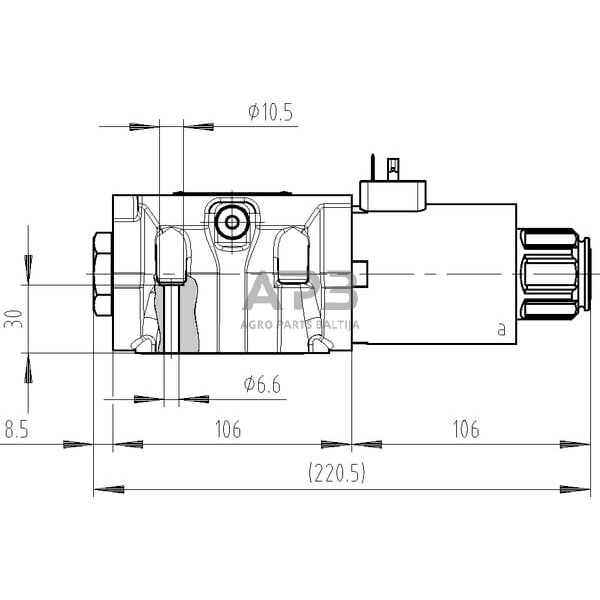Elektrinis hidraulinis skirstytuvas NG10 KREV05C2024C 2 Elektrinis hidraulinis skirstytuvas NG10 KREV05C2024C 2