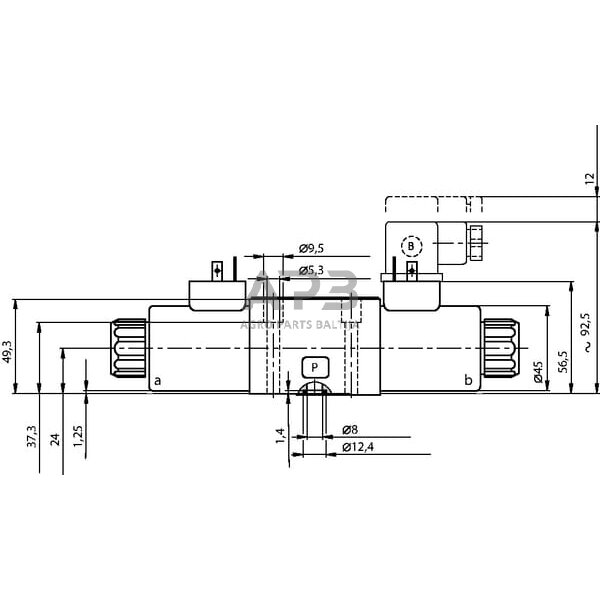 Elektrinis hidraulinis skirstytuvas NG6 KREV03SC2012C 1