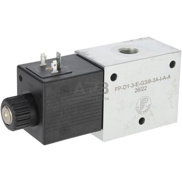 Elektrinis hidraulinis vožtuvas 3/2 12VDC FP-D1-3-E-G3/8-3A-I-A-A, FPD13EG383AIAA Elektrinis hidraulinis vožtuvas 3/2 12VDC FP-D1-3-E-G3/8-3A-I-A-A, FPD13EG383AIAA