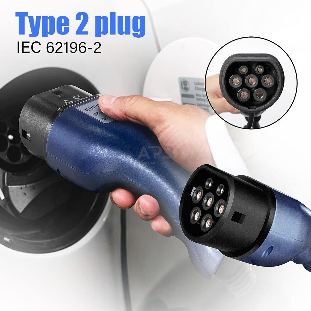 EV Įkroviklis nešiojamas 3.6kW 16A EVFUEL Type 2 4 EV Įkroviklis nešiojamas 3.6kW 16A EVFUEL Type 2 4