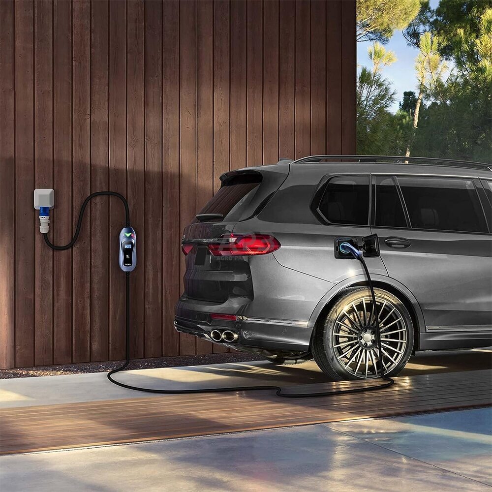 EV Įkroviklis nešiojamas 3.6kW 16A EVFUEL Type 2 6