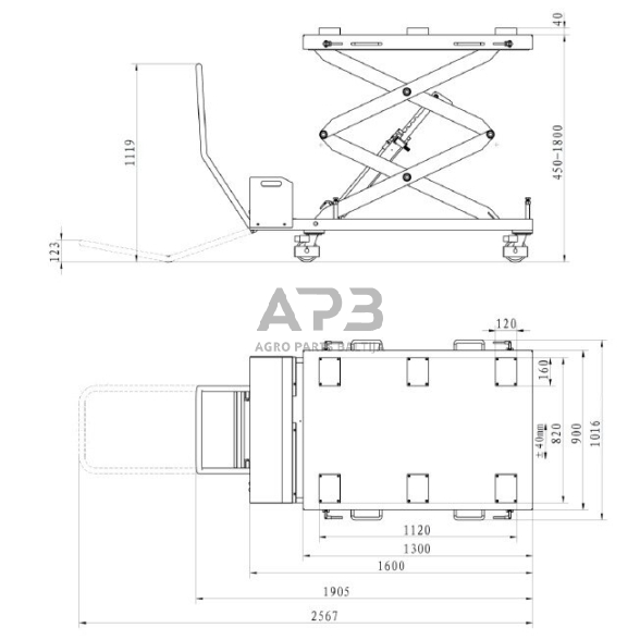EV baterijų hidraulinis keltuvas (žirklinis) 1t, 220V 1 EV baterijų hidraulinis keltuvas (žirklinis) 1t, 220V 1