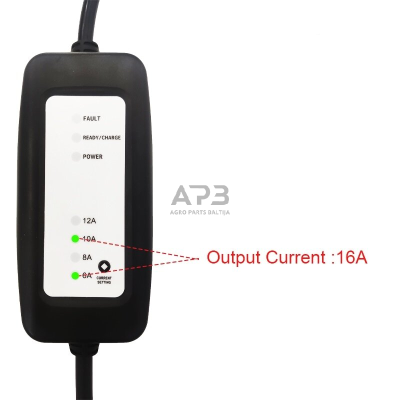 EV Įkroviklis nešiojamas 3.5kW 16A 5