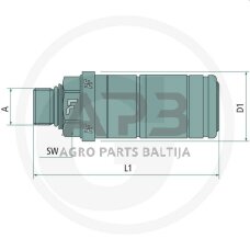 Faster 3CFHF Įvorės išorinis sriegis M22x1.5 3CFHF081/2215 F, AL166181, AL200979