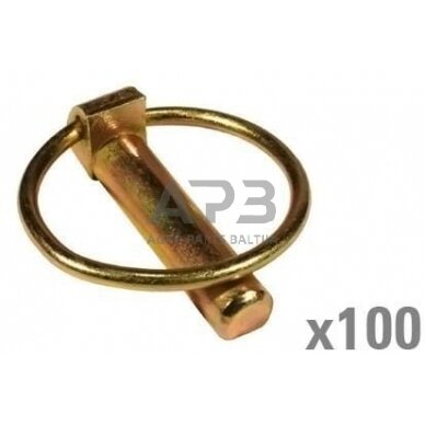Fiksatoriai žiediniai 100 vnt. 11,00 mm x 63,00 mm Vapormatic VLK6206