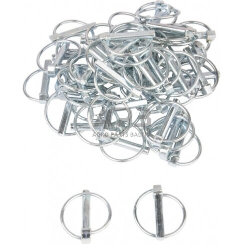 Fiksatoriai žiediniai 50 vnt. 8,00 mm x 45,00 mm LP8KR Fiksatoriai žiediniai 50 vnt. 8,00 mm x 45,00 mm LP8KR