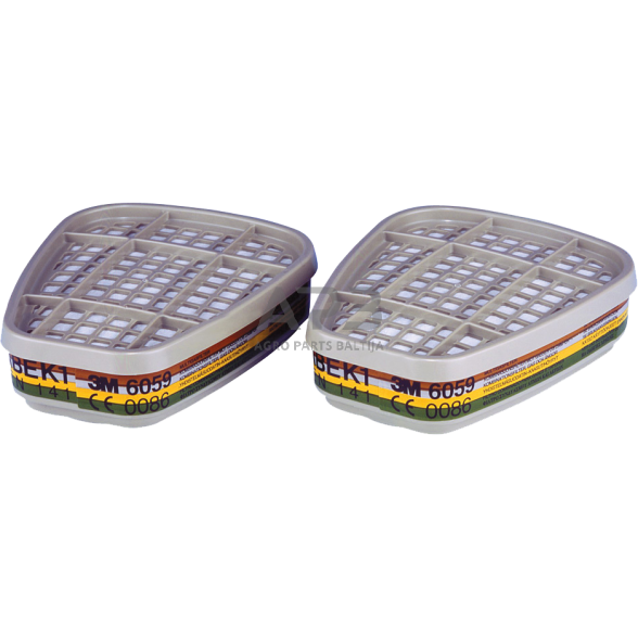Filtrai puskaukei (2vnt) 3M 6059 ABEK1 Filtrai puskaukei (2vnt) 3M 6059 ABEK1