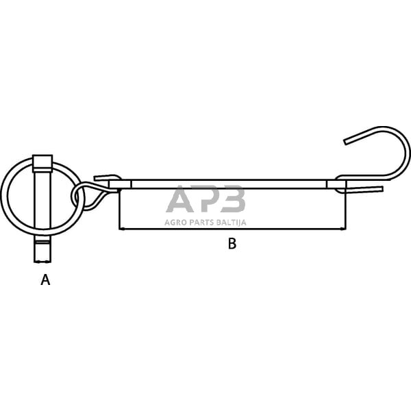 Fiksatorius žiedinis su laidu 8,00 mm LP8SAKR 1 Fiksatorius žiedinis su laidu 8,00 mm LP8SAKR 1
