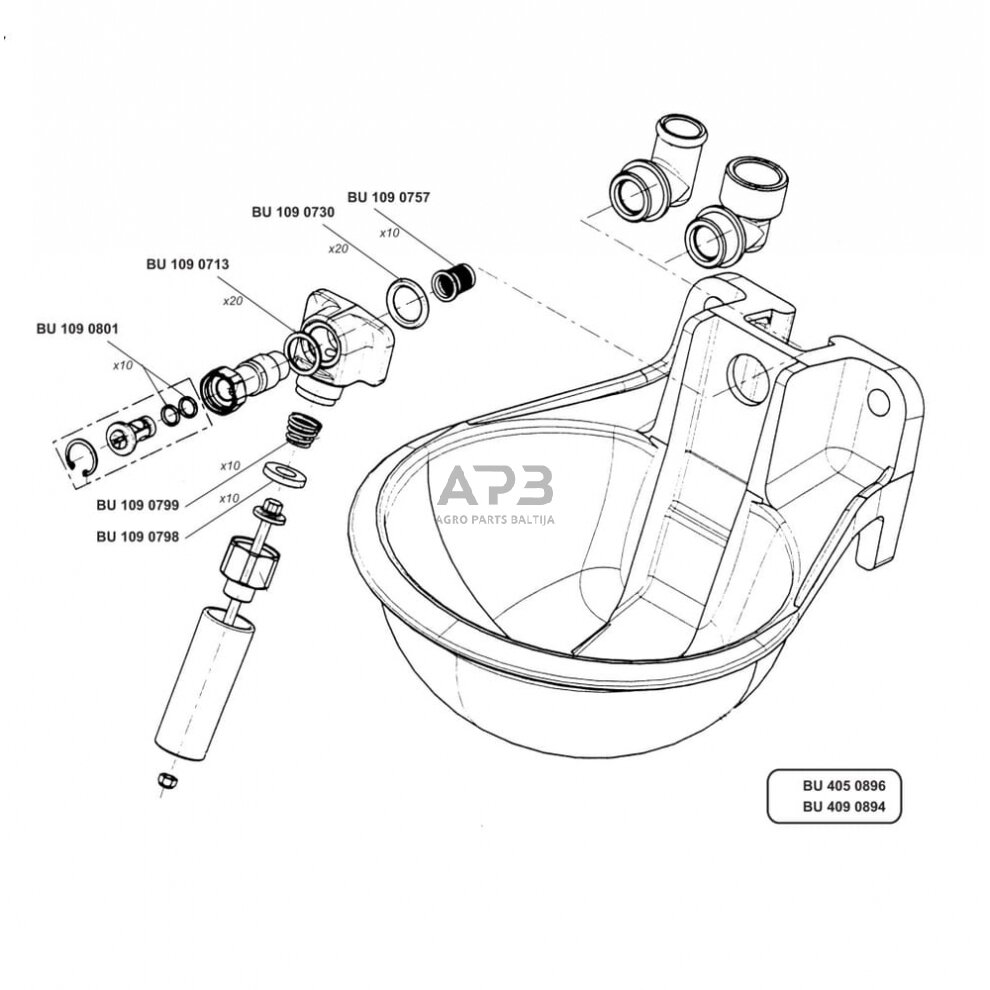 Filtras LA BUVETTE F9S (10 vnt.) BU1090757 1