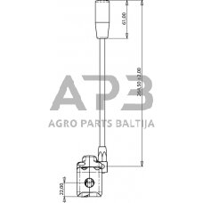 Frontalinio krautuvo valdymo svirtis IMSL3076RL