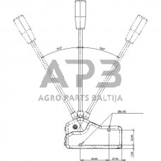 Frontalinio krautuvo valdymo svirtis, IMSL3440