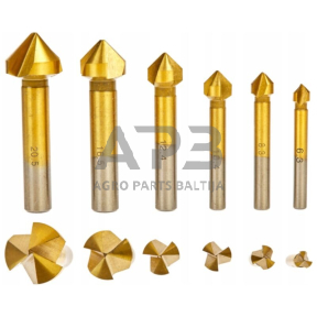 Frezų kūginių medžiui rinkinys (6.3-20.5mm)(6vnt)