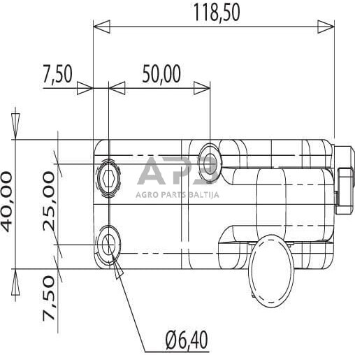 Frontalinio krautuvo valdymo svirtis IMSL3076RL 2 Frontalinio krautuvo valdymo svirtis IMSL3076RL 2