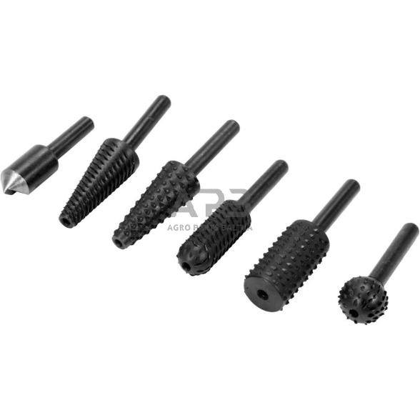 Frezų medžiui ir metalui rinkinys (6vnt) Frezų medžiui ir metalui rinkinys (6vnt)