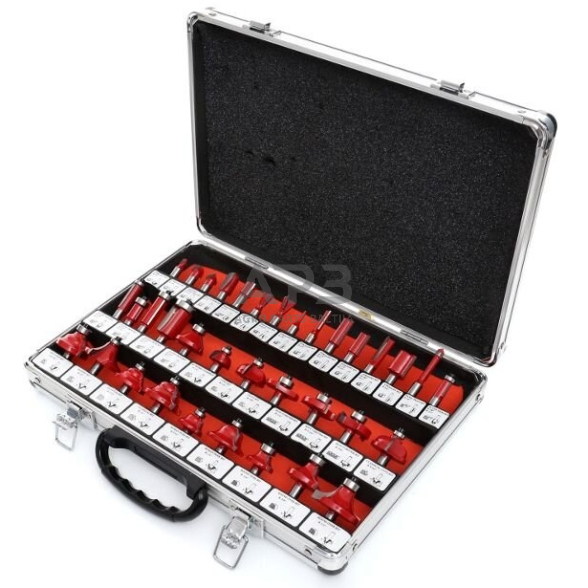 Frezų medžiui rinkinys (35vnt) 1 Frezų medžiui rinkinys (35vnt) 1