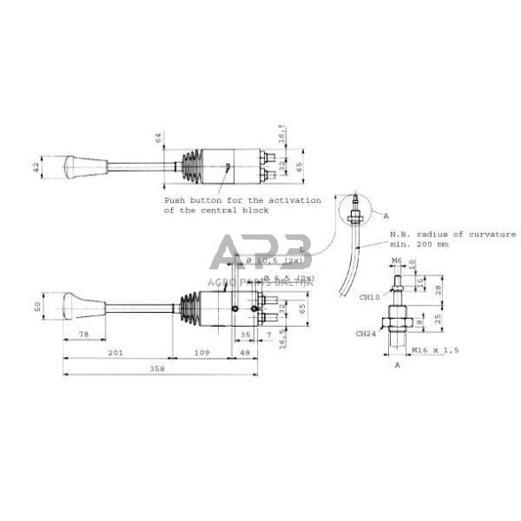 Frontalinio krautuvo valdymo svirtis SC01 1 Frontalinio krautuvo valdymo svirtis SC01 1