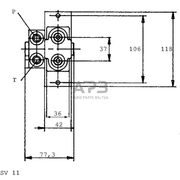 Frontalinio krautuvo valdymo svirtis SV10-B/01G-056A-00, SV10B01G056 SV10 3 Frontalinio krautuvo valdymo svirtis SV10-B/01G-056A-00, SV10B01G056 SV10 3