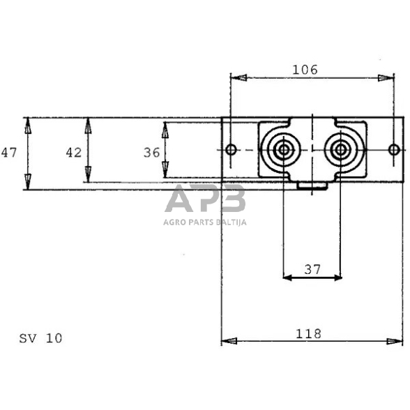 Frontalinio krautuvo valdymo svirtis SV10-B/01G-056A-00 Frontalinio krautuvo valdymo svirtis SV10-B/01G-056A-00